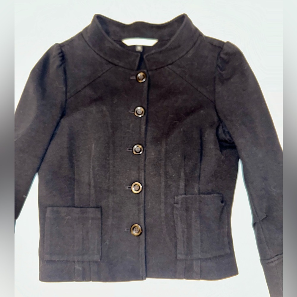 Diane Von Furstenberg black cropped trend Jacket